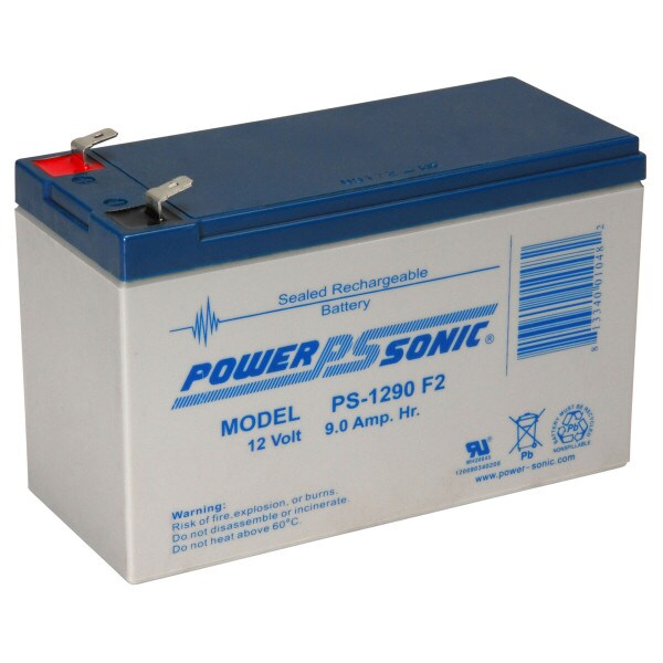 Main product image for Power-Sonic PS-1290 Sealed Lead Acid Battery 12V 9Ah 140-368